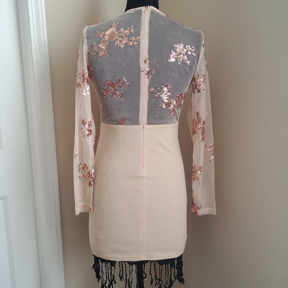 Nasty Gal How Low Can You Go Sequin Dress - Picture 4 of 8